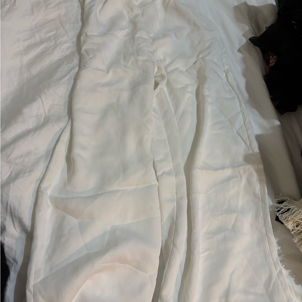 Zara White Women's Pants